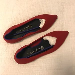 Rothy’s Chili Red, Point, 8.5